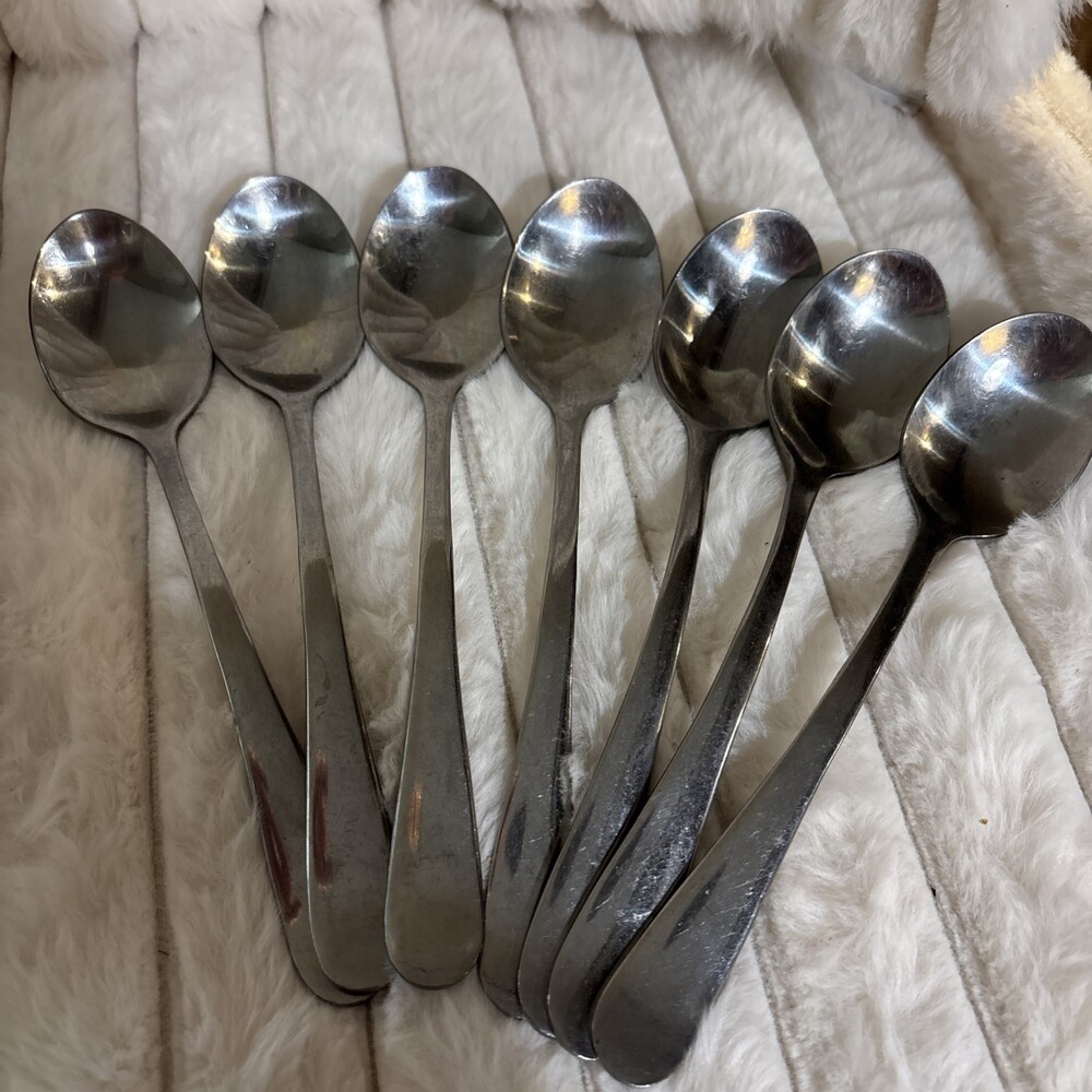 54-Piece Heavyweight Arched Handle Glossy Stainless China Flatware Service Lot - Picture 10 of 16